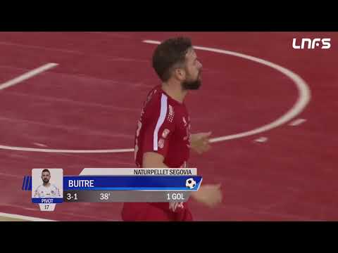 Gol Buitre (3-1) Ríos Renovables Zaragoza - Naturpellet Segovia. J16, 1Div