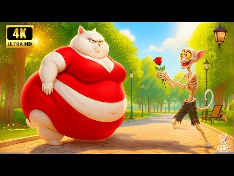 Skinny Cat Risked Everything for Fat Cat ❤️ | Heartbreaking AI Cat Video