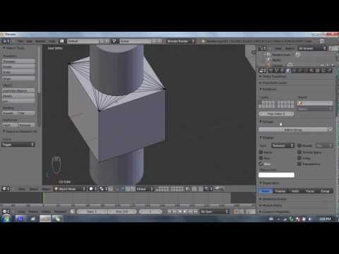 Blender 2.6 Tutorial 26 - Boolean Modifier