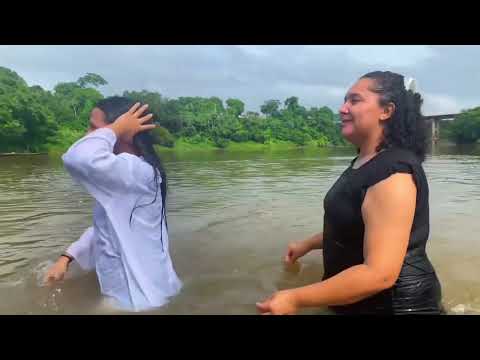 Batismo nas águas. paz church em santa rita Maranhão