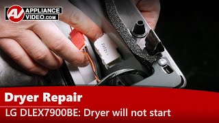 Dryer Repair - Will Not Spin - Door Switch Assembly