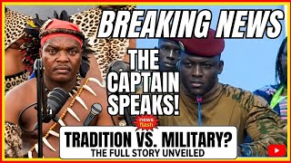 Captain Ibrahim traore Speaks S. Africa must stop fighting among themselves. 