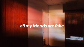 Tate McRae - all my friends are fake (Lyrics)