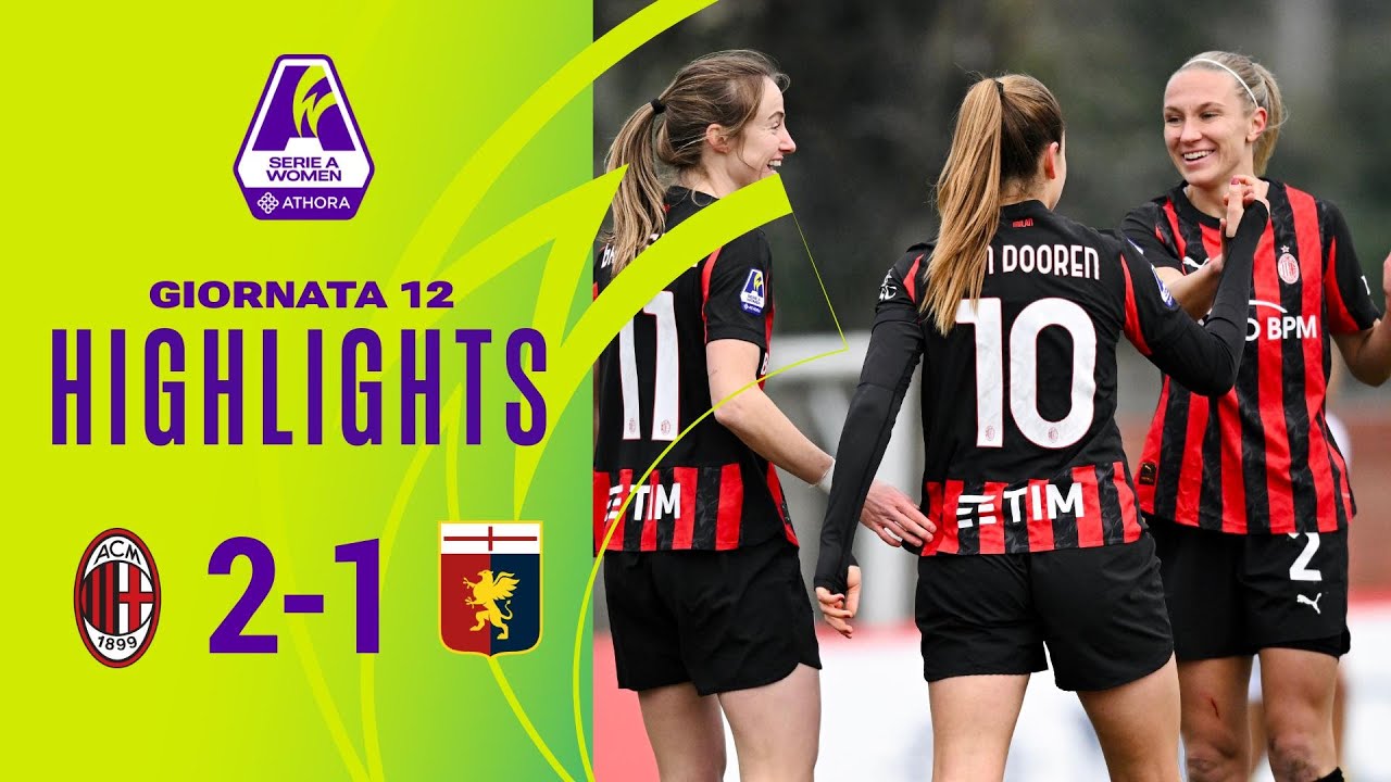 Milan vs Genoa Highlights