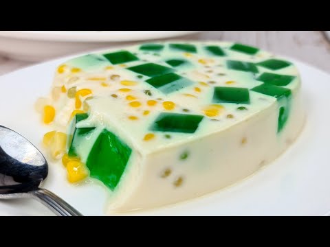 Creamy CORN SAGO JELLY | Corn Tapioca Jelly Dessert
