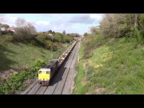 IE 071 Class loco 075 - PWD Spoil Train - Harmonstown & Fairview Depot 30/4/16