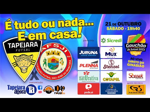 ⚽GAUCHÃO DE FUTSAL 2023 | SÉRIE B⚽- OITAVAS DE FINAL - JOGO DE VOLTA📆 Sexta-feira - 21/10/2023