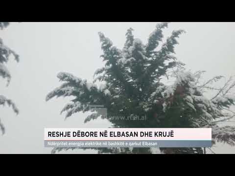 Reshje dëbore në Elbasan dhe Krujë. Ndërpritet energjia elektrike në bashkitë e qarkut Elbasan