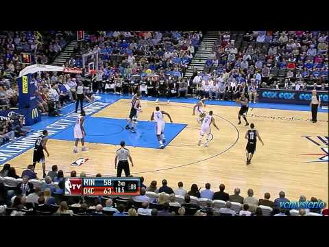 Kevin Love 51pts & J.J. Barea Triple-Double vs Thunder (2012.03.23)