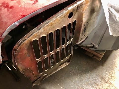 Classic Mini Restoration 1989 Episode 20 - Inner Wing Repairs Part 1