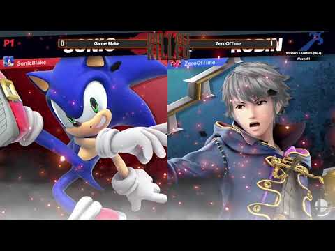 DGK #1 | ZeroOfTime (Robin) vs GamerBlake (Sonic) Smash Ultimate Winner's Quarters