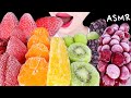ASMR FROZEN FRUITS 얼린과일 STRAWBERRY GRAPE KIWI PINEAPPLE BLACKBERRY Etc EATING SOUNDS MUKBANG