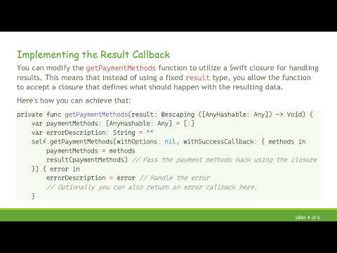 How to Pass Results and Errors Back in Swift Callbacks