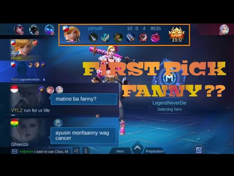FIRST PICK FANNY? NO PROBLEM! WINSTREAK | SOLO RANKED GAME | YANYAH Tv