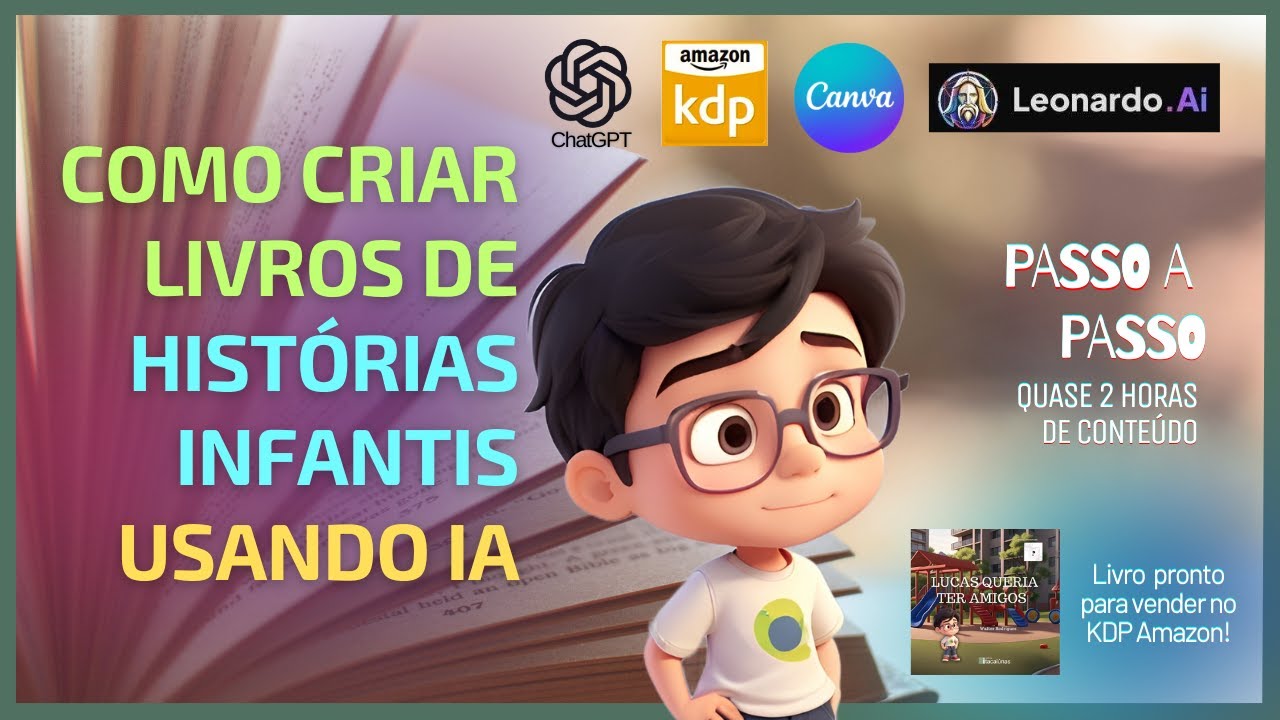 Como Criar um Livro de Histórias Infantis com IA: Passo a Passo para Vender na Amazon KDP