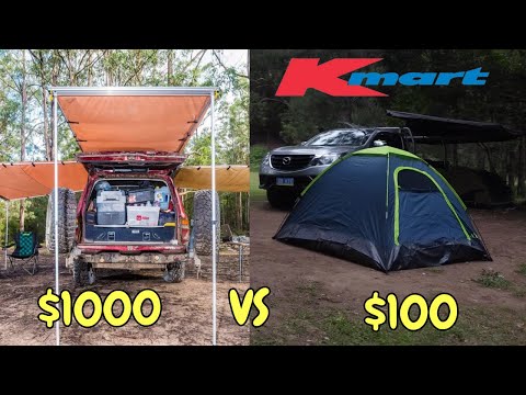 Budget Vs. Baller: Kmart Camping Challenge - $100 Vs. $10,000!