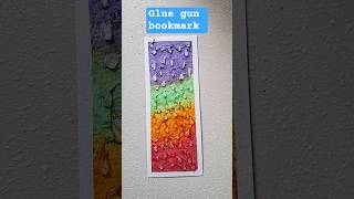 DIY Seed Bookmark with Glue Gun | Easy Rainbow Craft for Kids & Beginners #art #bookmark #shorts