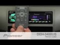 DEH-3400UB - CD Receiver with LCD Display, Color Customization, and USB