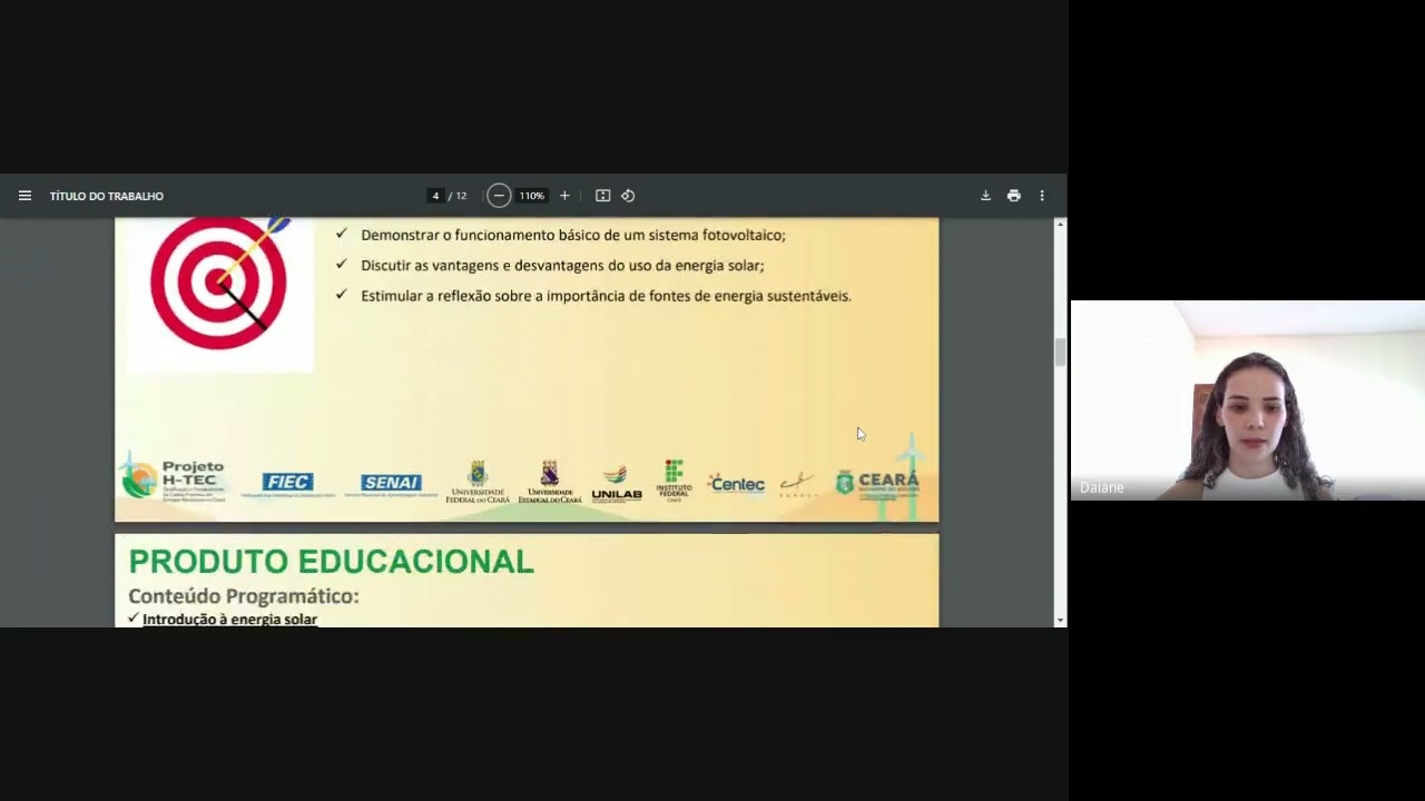 Produção de energia elétrica por meio do uso de placas solares fotovoltaicas