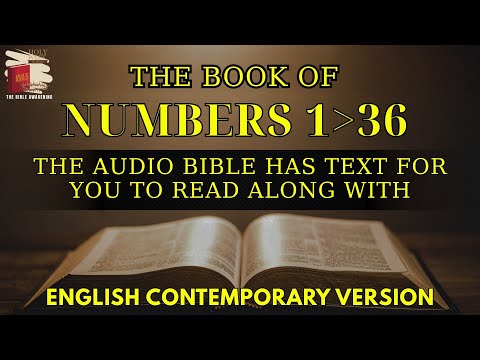 Holy Bible Audio NUMBERS 1 to 36 | With Text Contemporary English
