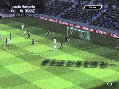 (PesElit-ARG) GOLAZO DE BUSSE A SAN LORENZO,, PERDONEN AL CALIDAD DEL VIDEO!