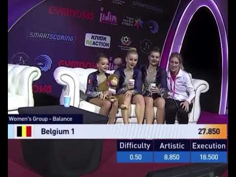 EAGC 2019 HOLON Israël #weareacro #team__all Lauren Verbrugghe Lore Geers Amelisse Das