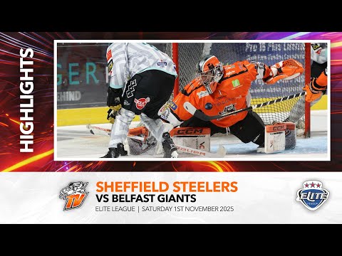 Sheffield Steelers v Belfast Giants - Elite League - 1st November 2025