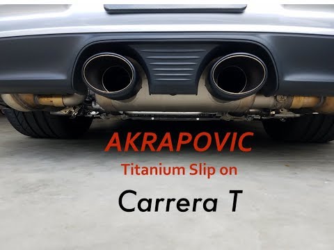 Carrera T Akrapovic Titanium Slip On and AMS Air Filter