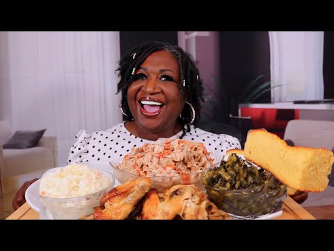 CHITLINS AND RICE | HAPPY THANKSGIVING | LET'S TALK ABOUT IT!! | EAT WITH ME | 먹방
