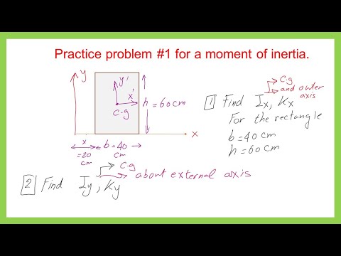 6-Solved problems for the estimation of Moment of inertia ...