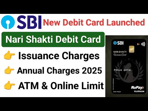 Sbi nari shakti debit card charges | Sbi nari shakti debit card | Sbi nari shakti rupay debit card