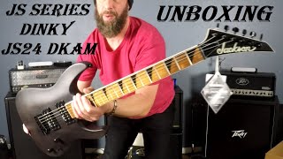 Video thumbnail for Unboxing: Jackson JS Series Dinky Arch Top JS24 DKAM by Mark Ramsey