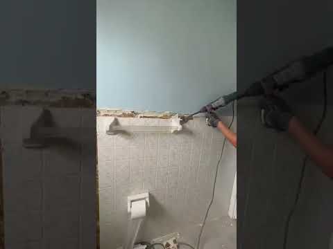Beach Bungalow Flip! Easiest way to remove tile! Bosch hammer drill! DIY how to remove tile?!