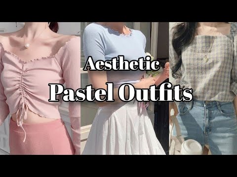 korean outfit ideas | Pastel outfits | Aesthetic 🌸🌸