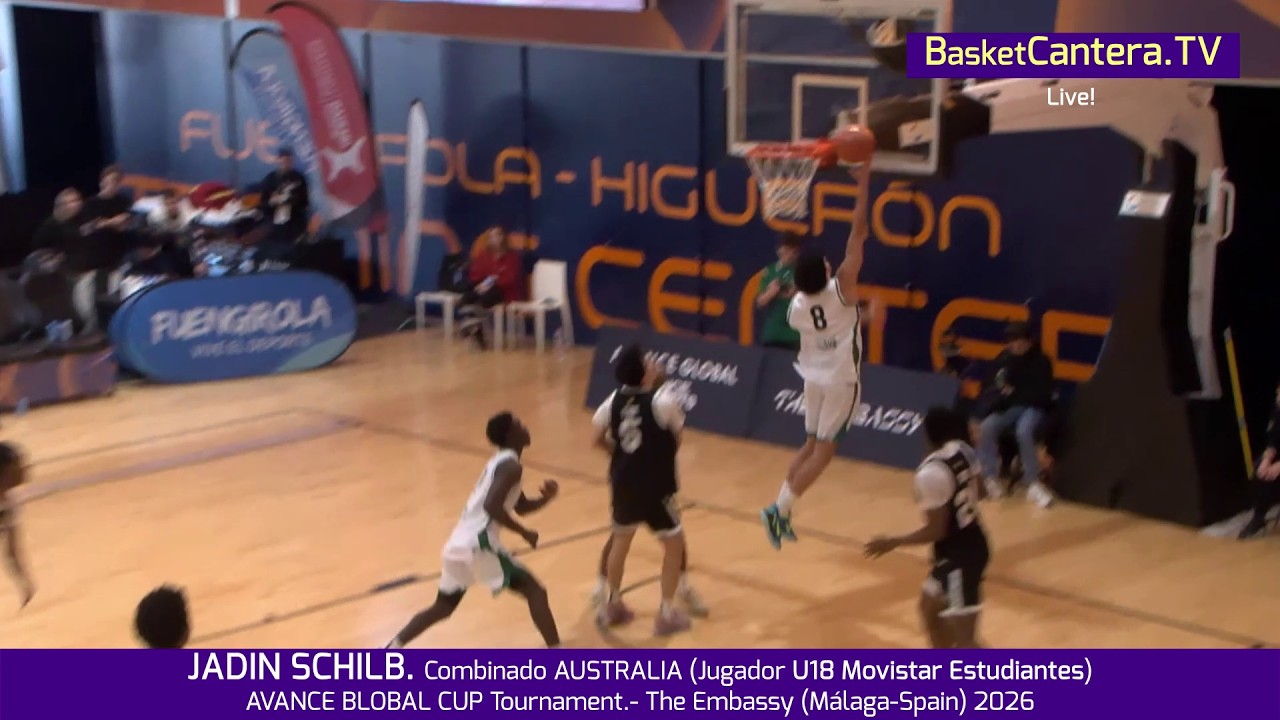 JADIN SCHILB (2008) Australia Elite (jugador U18 M. Estudiantes). AVANCE BLOBAL CUP Tournament
