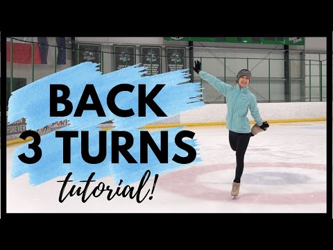 Back Inside 3 Turns Figure Skating