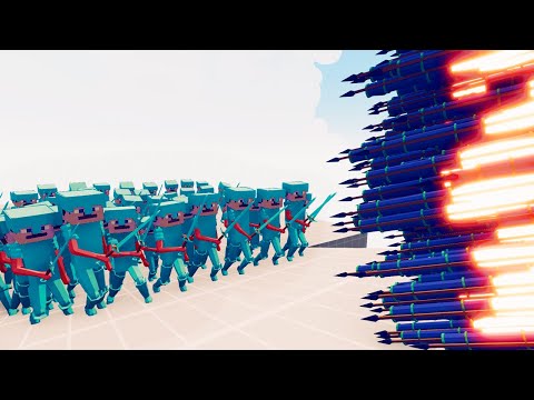 💎 50 STEVES vs ⚡️ Every GOD - part 1 | Minecraft | Totally Accurate Battle Simulator | TABS