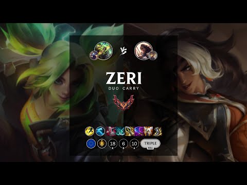 Zeri ADC vs Samira - EUW Grandmaster Patch 12.15