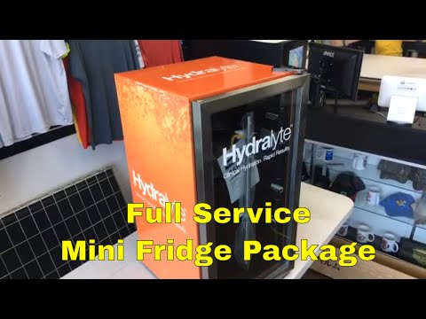 See Hydralyte Full Service Mini Fridge Package RM wraps