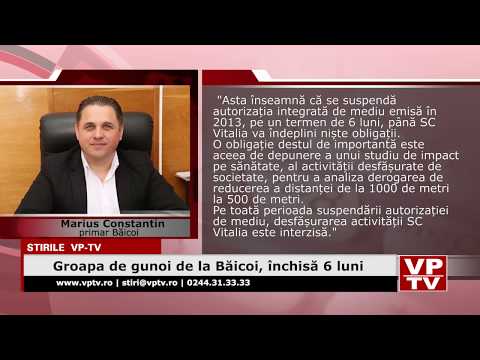 Groapa de gunoi de la Băicoi, închisă 6 luni