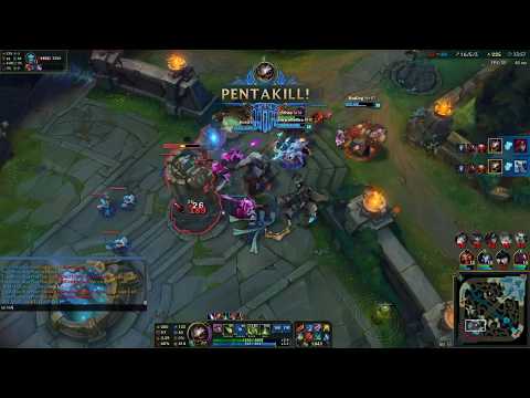 Kog'maw ghost cleanse pentakill in ranked!