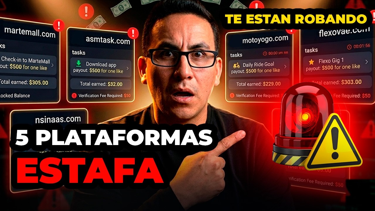 ¡CUIDADO! 5 plataformas que dan miedo (¿Son falsas?)