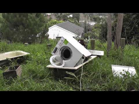 Unbalanced Washing machine self destructs