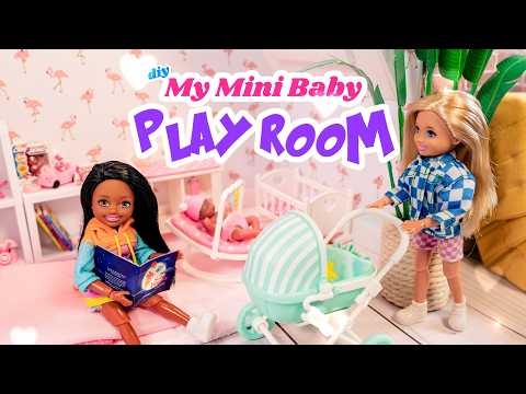 Let’s Make A Miniature Playroom Using My Mini Baby & Mini Brands Accessories