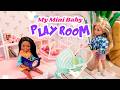 Let’s Make A Miniature Playroom Using My Mini Baby & Mini Brands Accessories