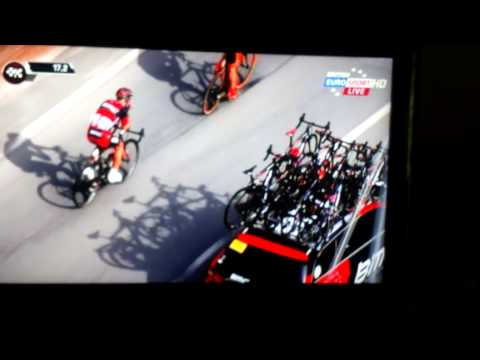 Philippe Gilbert of BMC is a bit of a Diva when he's hungry!