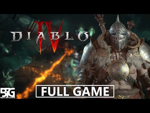 Diablo 4 - Barbarian - Full Game Walkthrough (No Commentary)