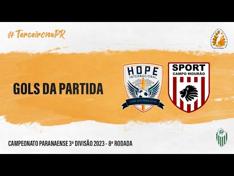 Gols da partida: Hope Internacional 2x4 Campo Mourão