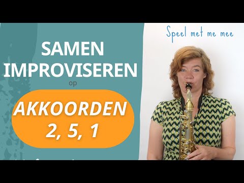 Samen improviseren op de akkoorden 2, 5, 1 - voor alle instrumenten!