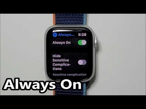 Apple Watch Always On Display How to Turn On / Off (Series 6, 5 & 7)